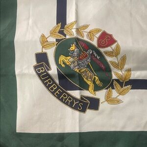 Burberrys Silk Scarf (shown live)